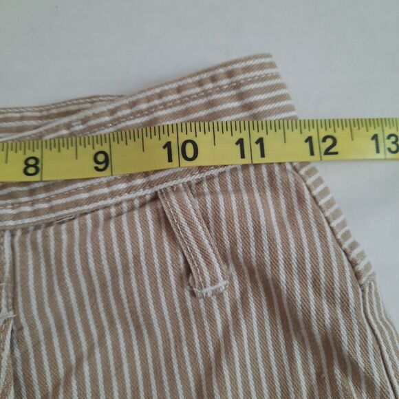 Vintage 1980s Esprit Sport Women's High Waisted Striped Pants Tapered Size 3/4 - Picture 8 of 11